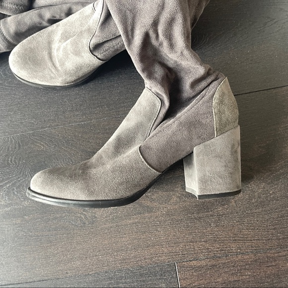 Over the knees boots grey - Picture 5 of 5